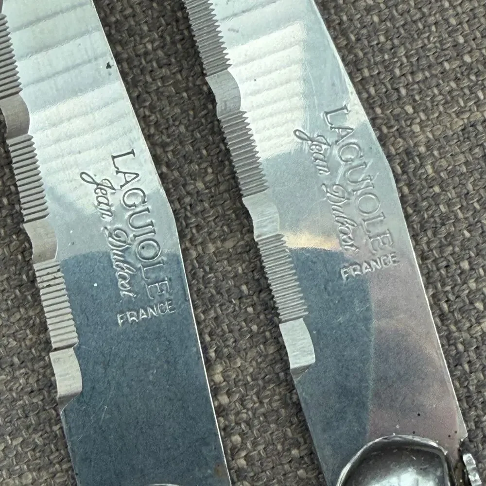 Laguiole Jean Dubost Red Steak Knives Set of 6